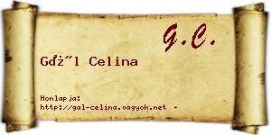 Gál Celina névjegykártya